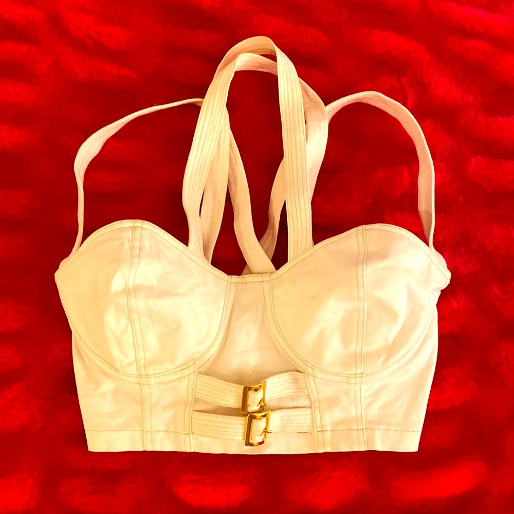 Versace Vintage Bustier Top 90's